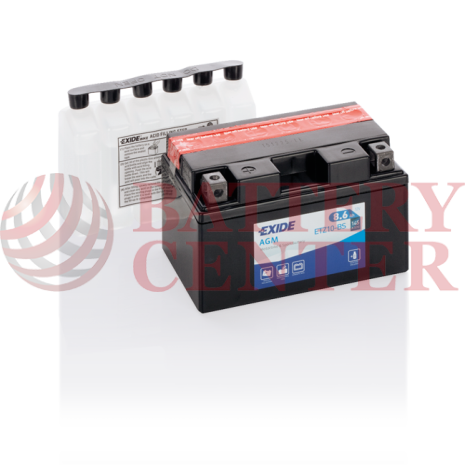 Μπαταρία Μοτοσυκλέτας EXIDE  ETZ10-BS  AGM  8AH  145EN Αντιστοιχία  ETZ10-BS
