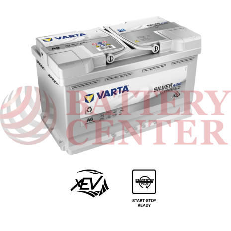 Μπαταρία Varta Silver Dynamic AGM Technology A6 12V Capacity 20hr 80 (Ah):EN (Amps): 800EN Εκκίνησης